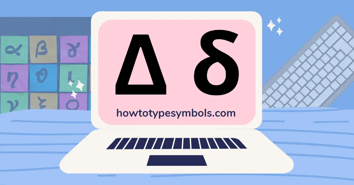 How to Type Delta Symbol in Word/Excel and Mac?